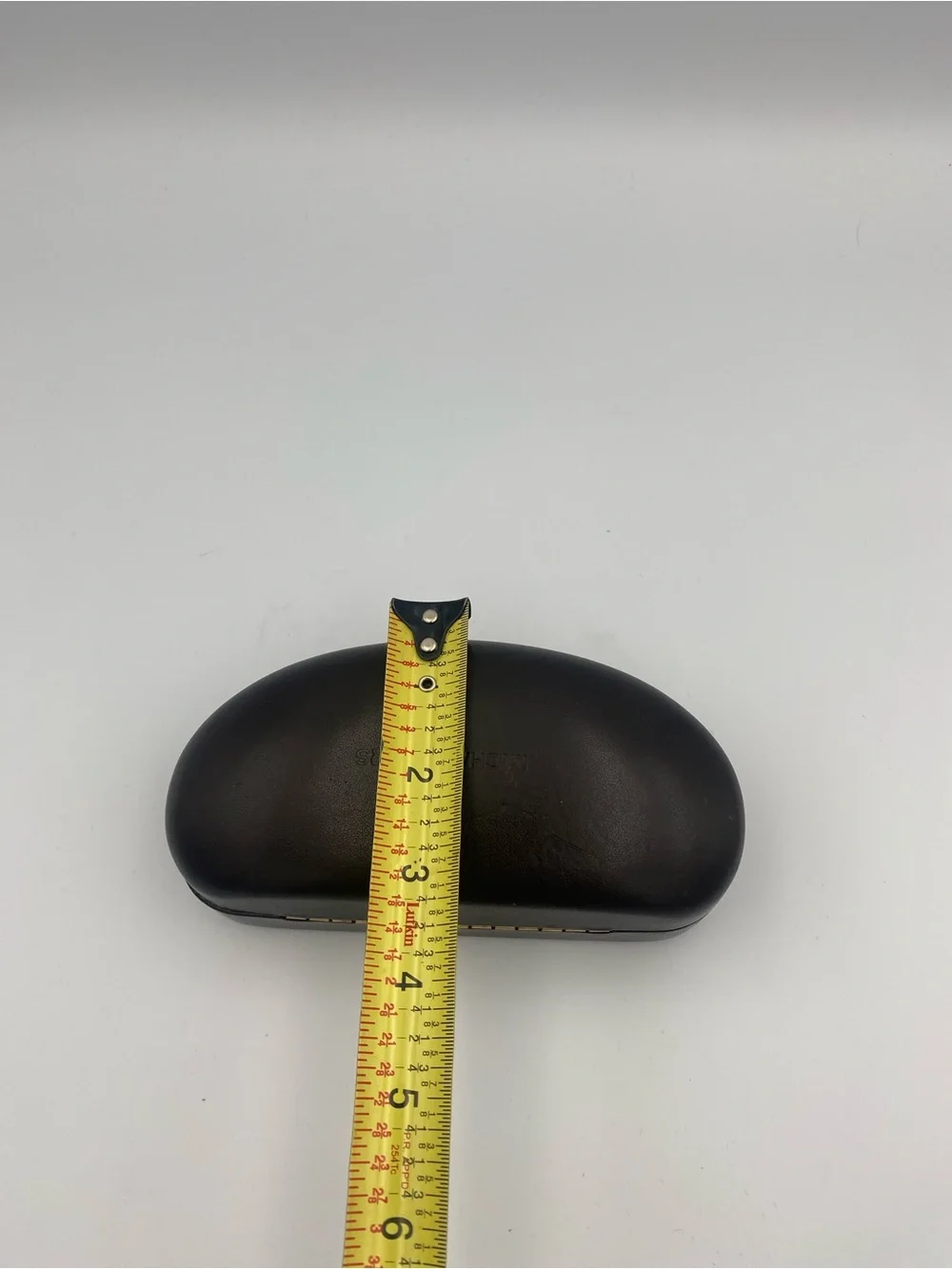 Michael Kors Dark Brown Eyewear Case with Gold Logo